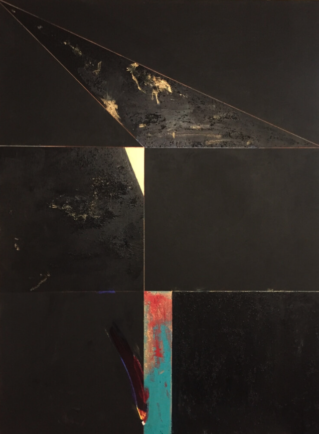 Eclipsing Royalty / Lisbon Acrylic, Oil Pencil, Graphite on Canvas. 48” x 36”