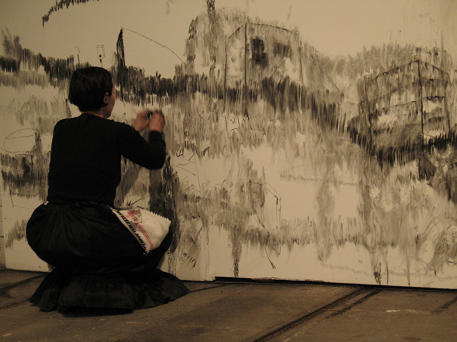 Drawing on Site National Review of Live Art, Glasgow, Scotland, 2008